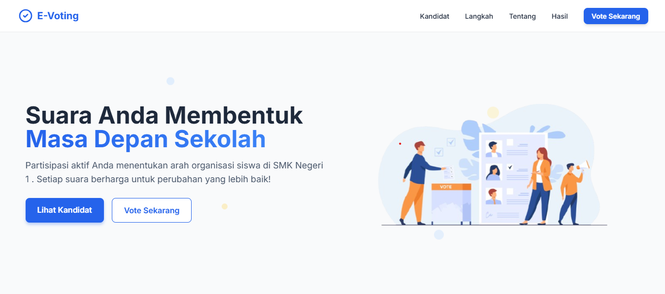 E-Voting Screenshot